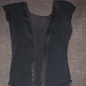 American Apparel Mesh insert body suit!